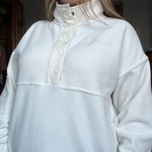 Cream Fleece Champion Pullover